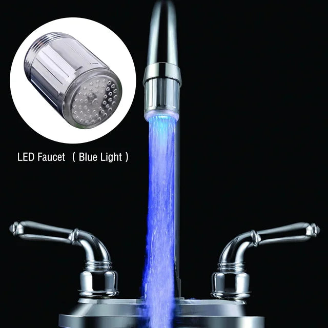LED Temperature Sensitive Faucet Light