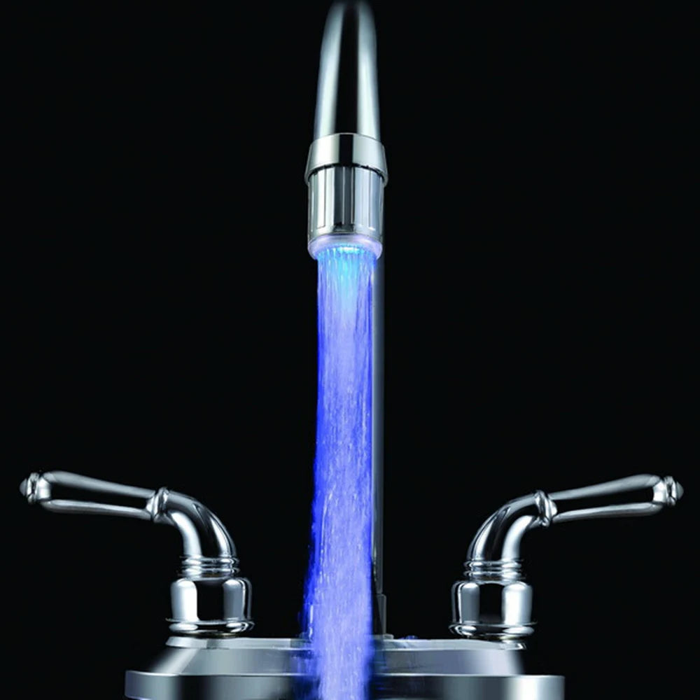 LED Temperature Sensitive Faucet Light