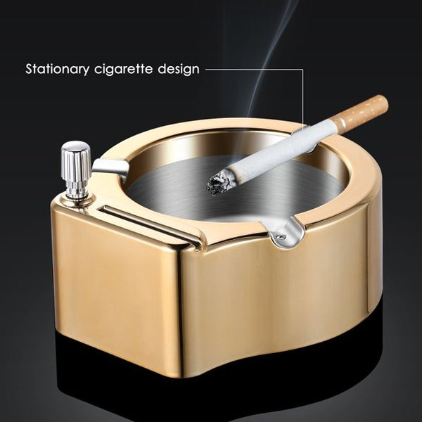 Ashtray with Permanent Match Lighter