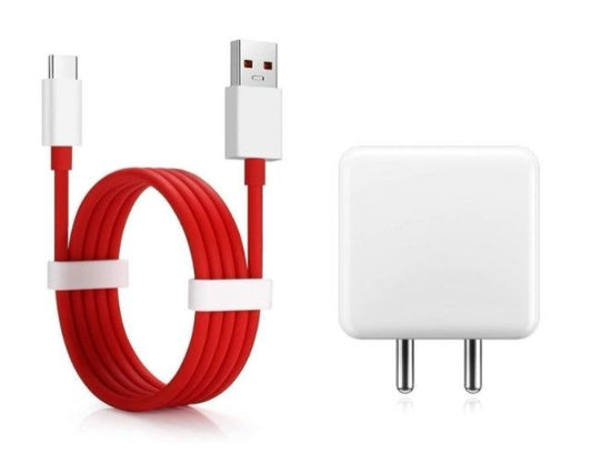 OnePlus 65 Watt 5V 4A Dash Charger with Type-C Dash Charging Cable